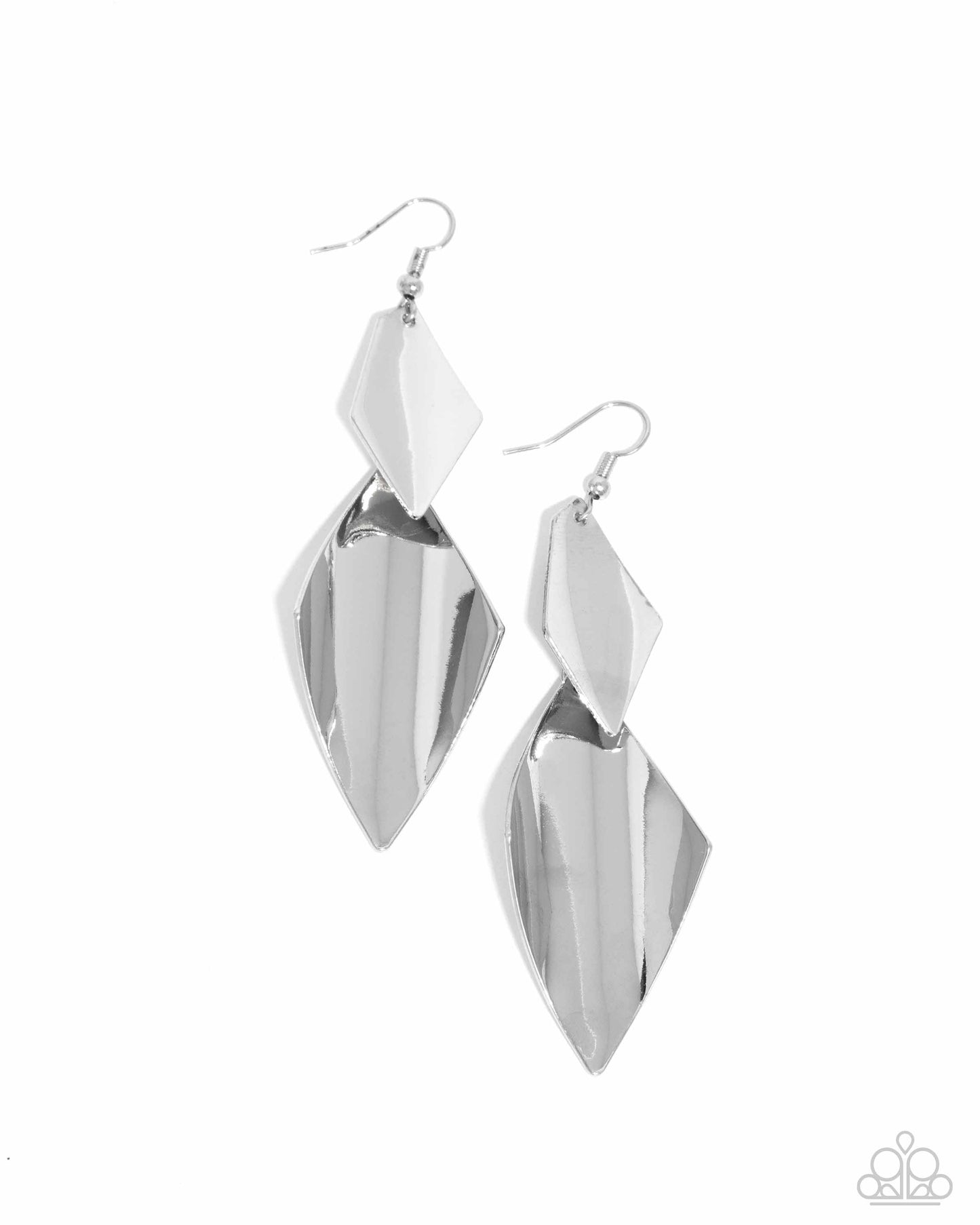 Skillfully Sheared - Silver earrings