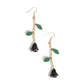 Rose Reality - Black earrings