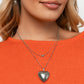 Halting Hearts - Silver necklace (one per order)-coming soon