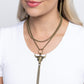 Layered Longhorn - Brass necklace