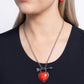 Artful Arrow - Red necklace