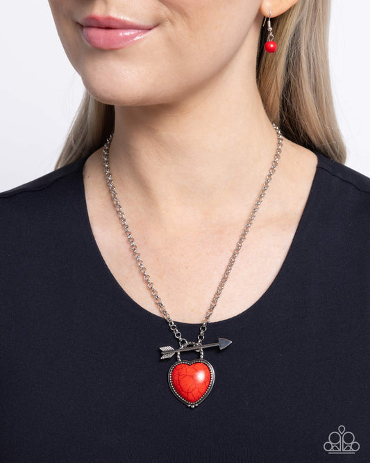 Artful Arrow - Red necklace -coming soon