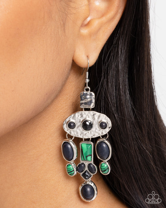 Inspired Interval - Black earrings