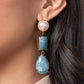 Marbled Masterpiece - Blue earrings