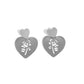 Showstopping Silhouette - Silver earrings