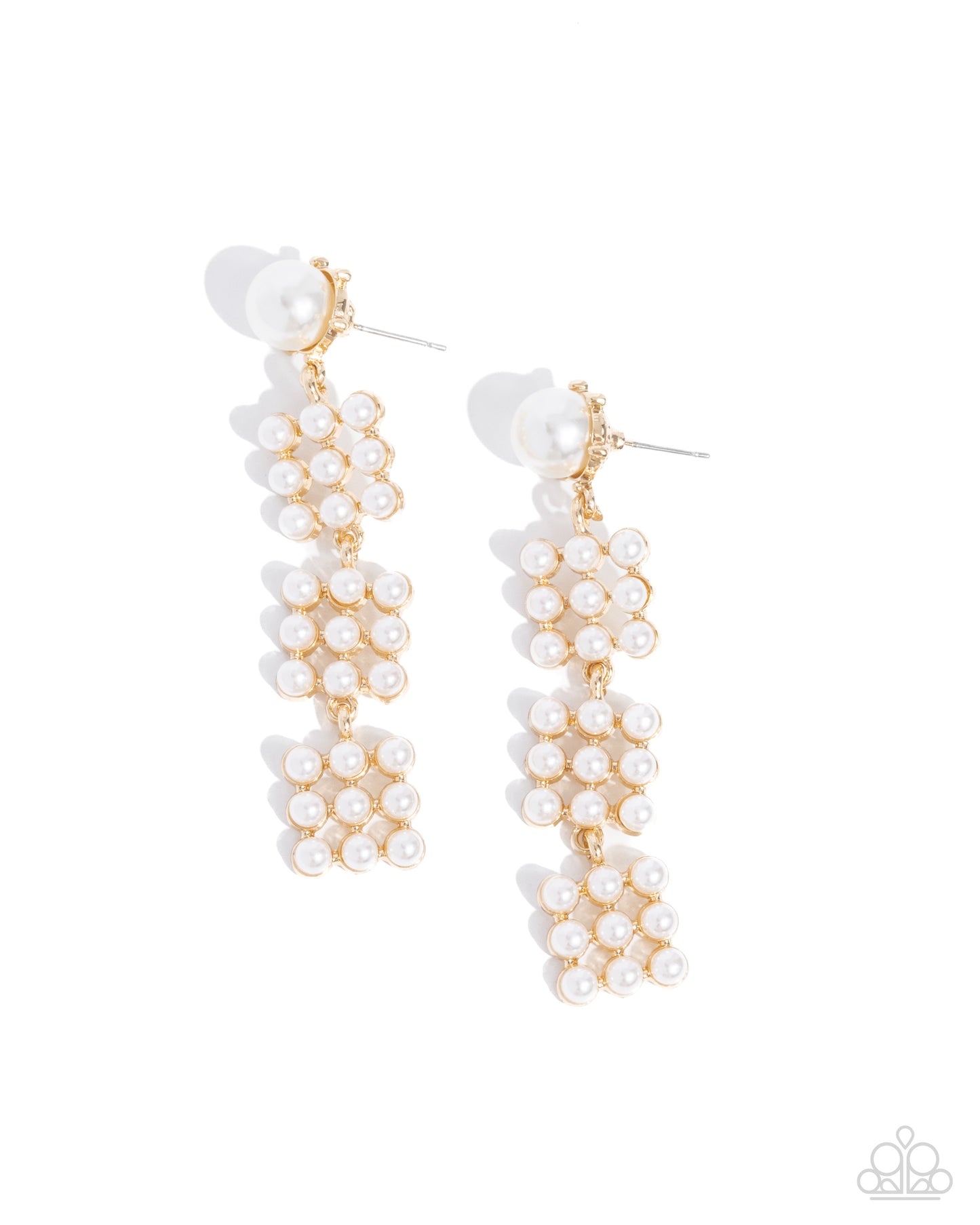 Pearl Pastime - Gold earrings -coming soon