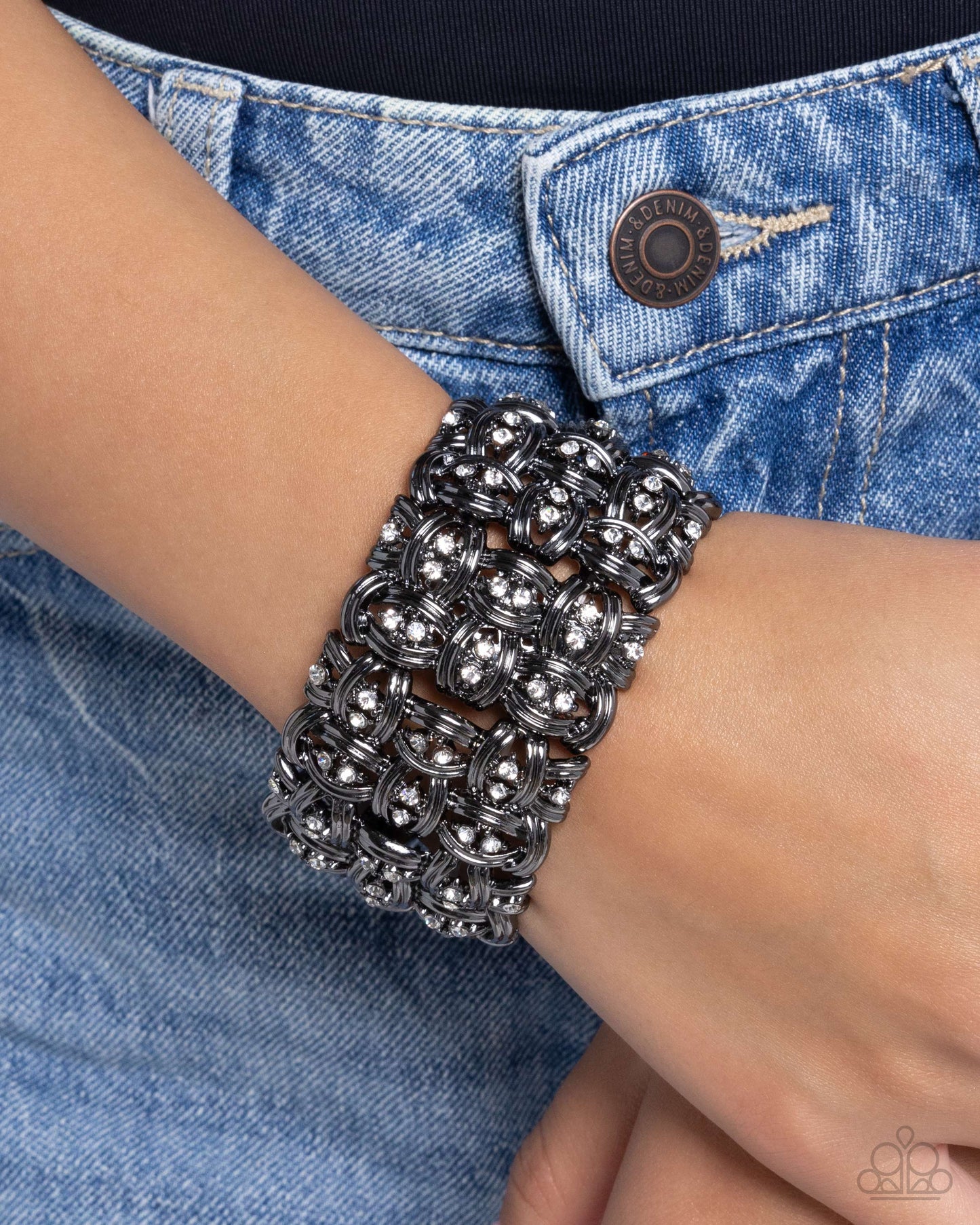 Woven Wardrobe - Black bracelet