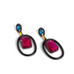 Dipped in Dazzle - Black earrings