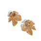 Wonderland Wallflower - Brown earrings