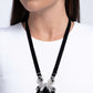 Ravishing Ribbon - Black necklace