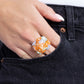 Corsage Celebration - Orange rings