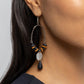 Suspended Santa Fe - Black earrings