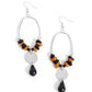 Suspended Santa Fe - Black earrings