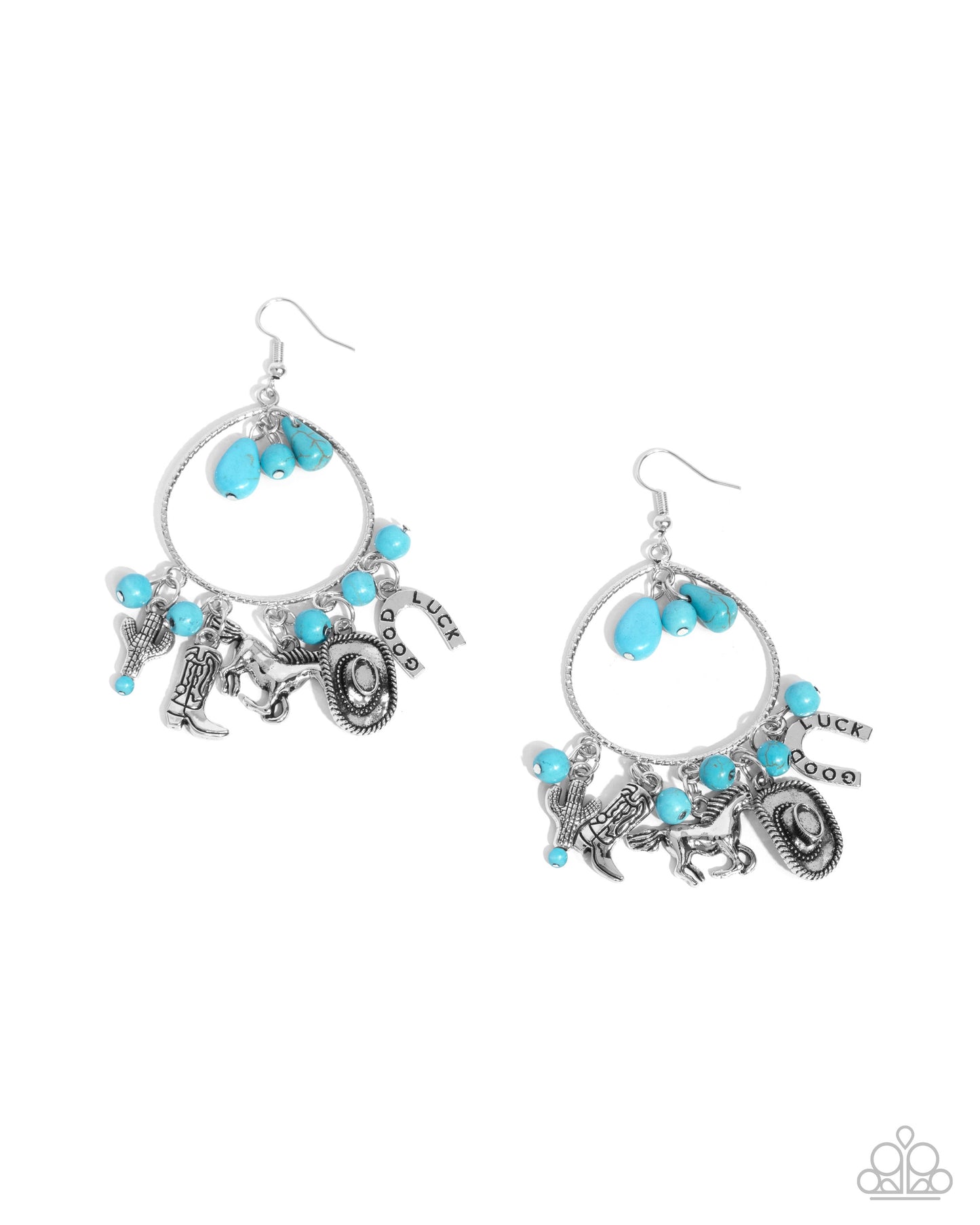 Western Whisper - Blue earrings