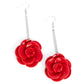 Saccharine Sprig - Red earring