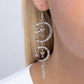 Celestial Cascade - White earrings