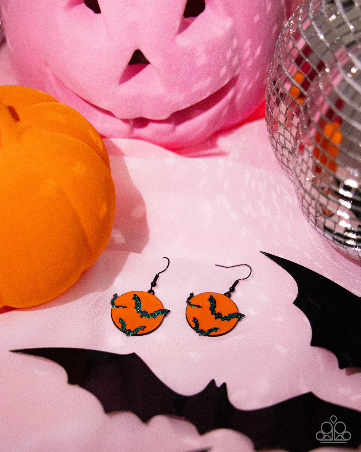 Vampire Bats - Orange earrings -Limited 2 per order