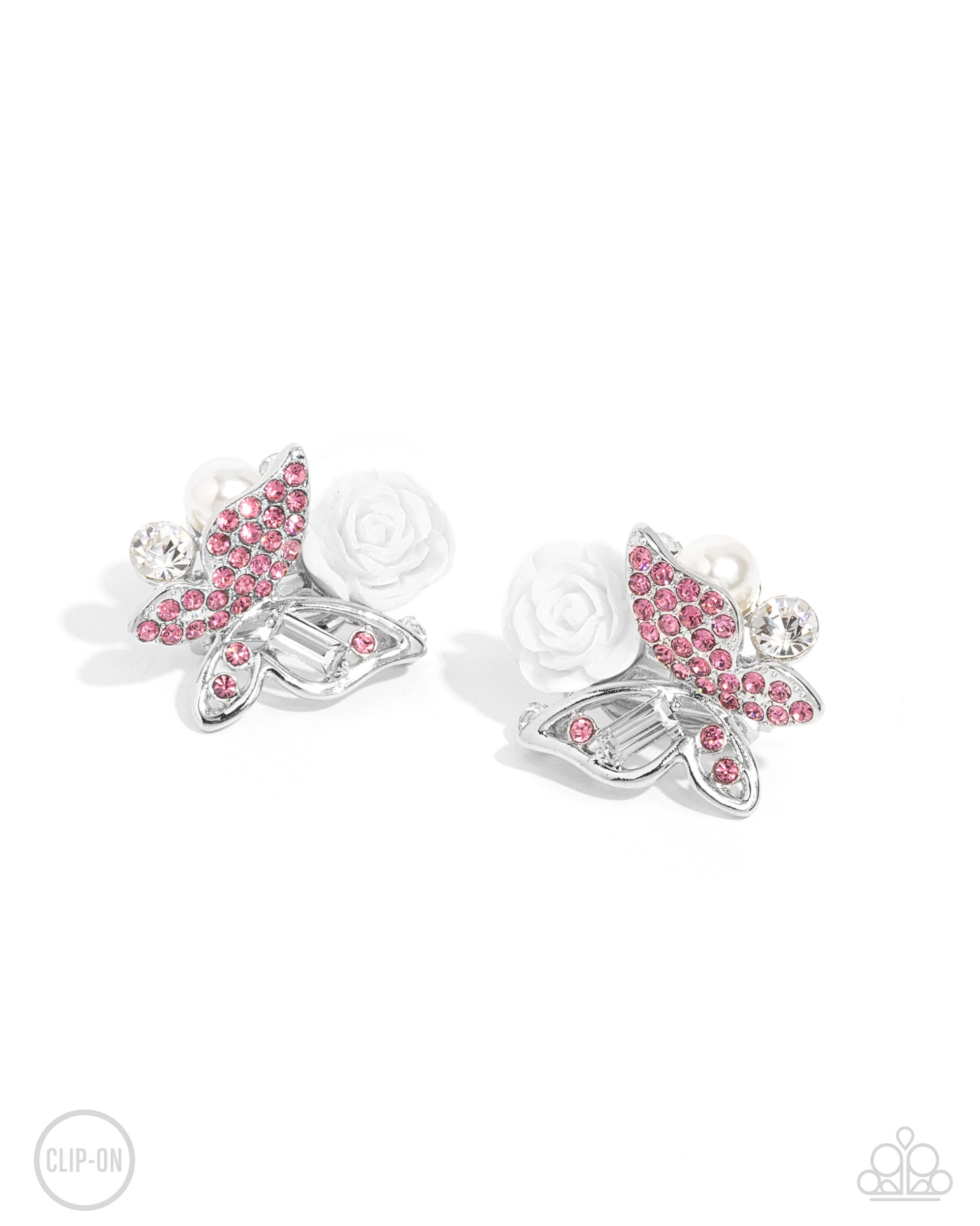 Fanciful Facade - Pink earrings -coming soon