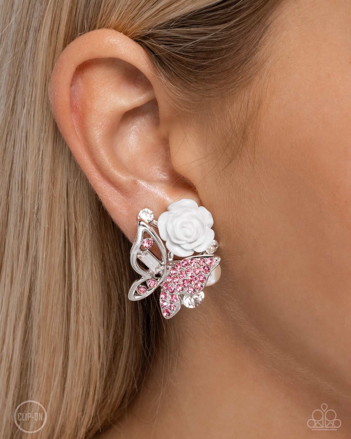 Fanciful Facade - Pink earrings -coming soon