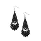 Opera Stage - Black earrings