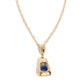 Pendant Promise - Blue necklace