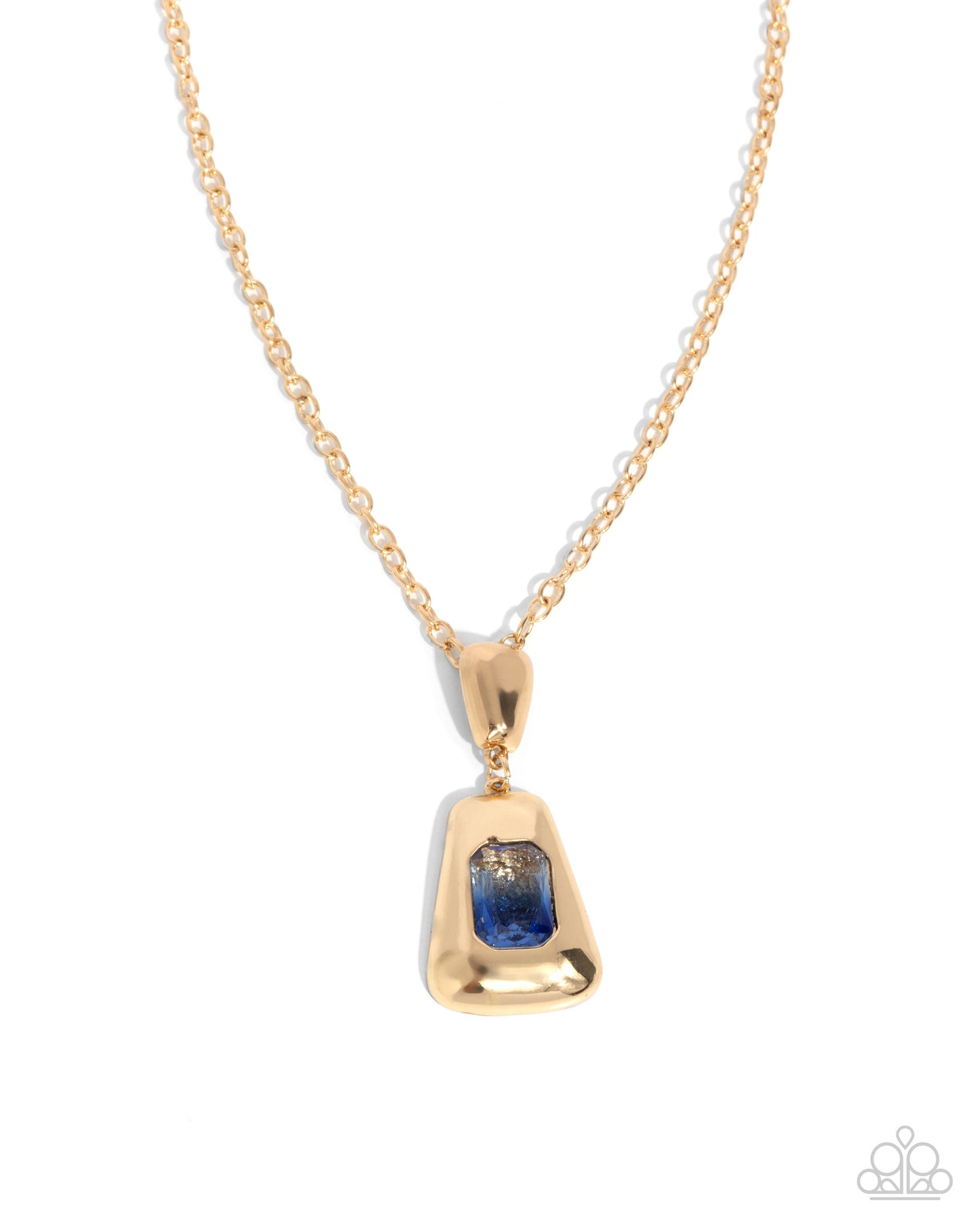 Pendant Promise - Blue necklace