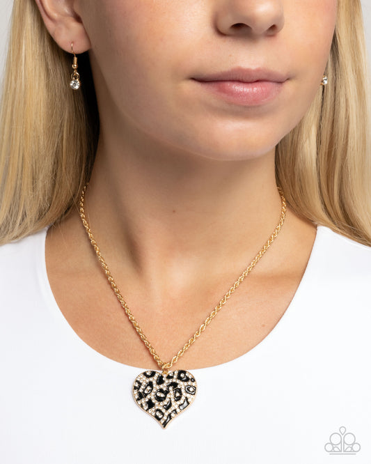 Cheetah Compound - Gold necklace