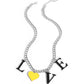 Lovely Lineup - Yellow necklace