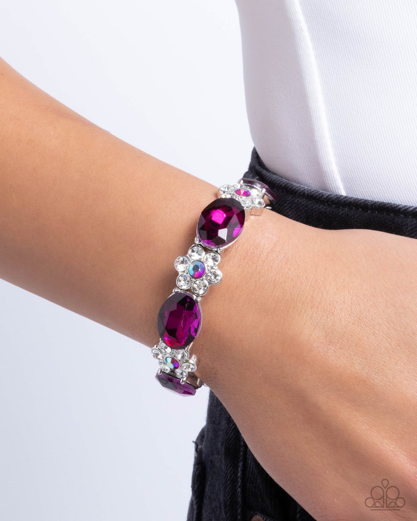 Staycation Sparkle - Pink bracelet