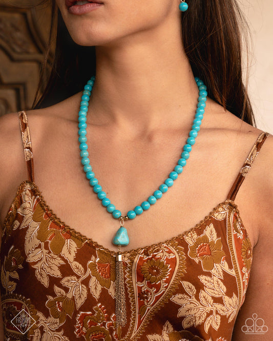 Coachella Chic - Blue necklace