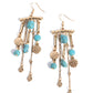 Coachella Cascade - Blue earrings