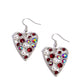 Unbelievable Shimmer - Red earrings