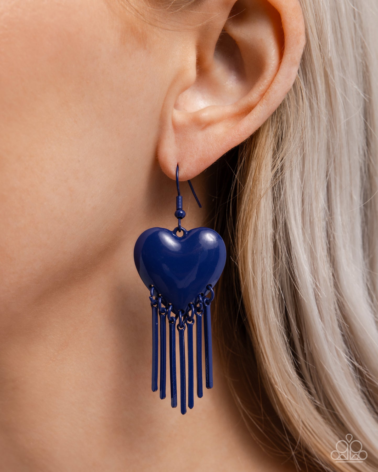 Flirty Fringe - Blue earrings -coming soon