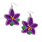 Seed Bead Symmetry - Purple earrings -coming soon