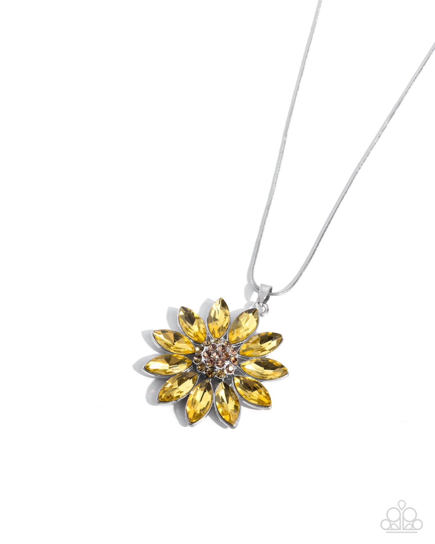 Fortunate Floral - Yellow necklace Limit 2 per order