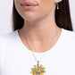 Fortunate Floral - Yellow necklace Limit 2 per order