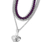 Easy Elevation - Purple necklace