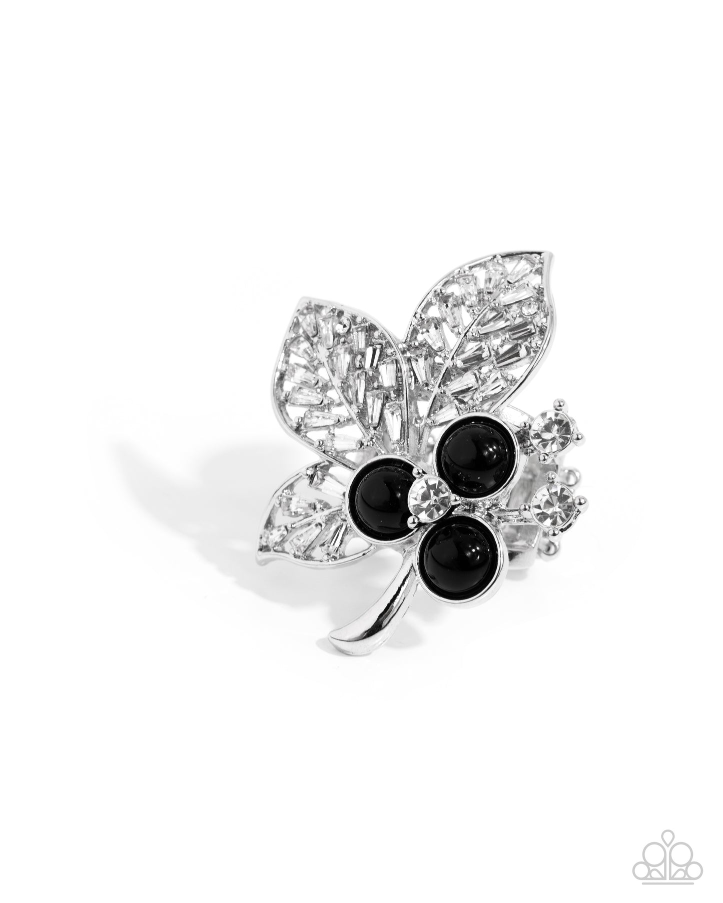 Luminescent Leaves - Black ring