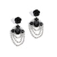 Rosy Rave - Black earrings