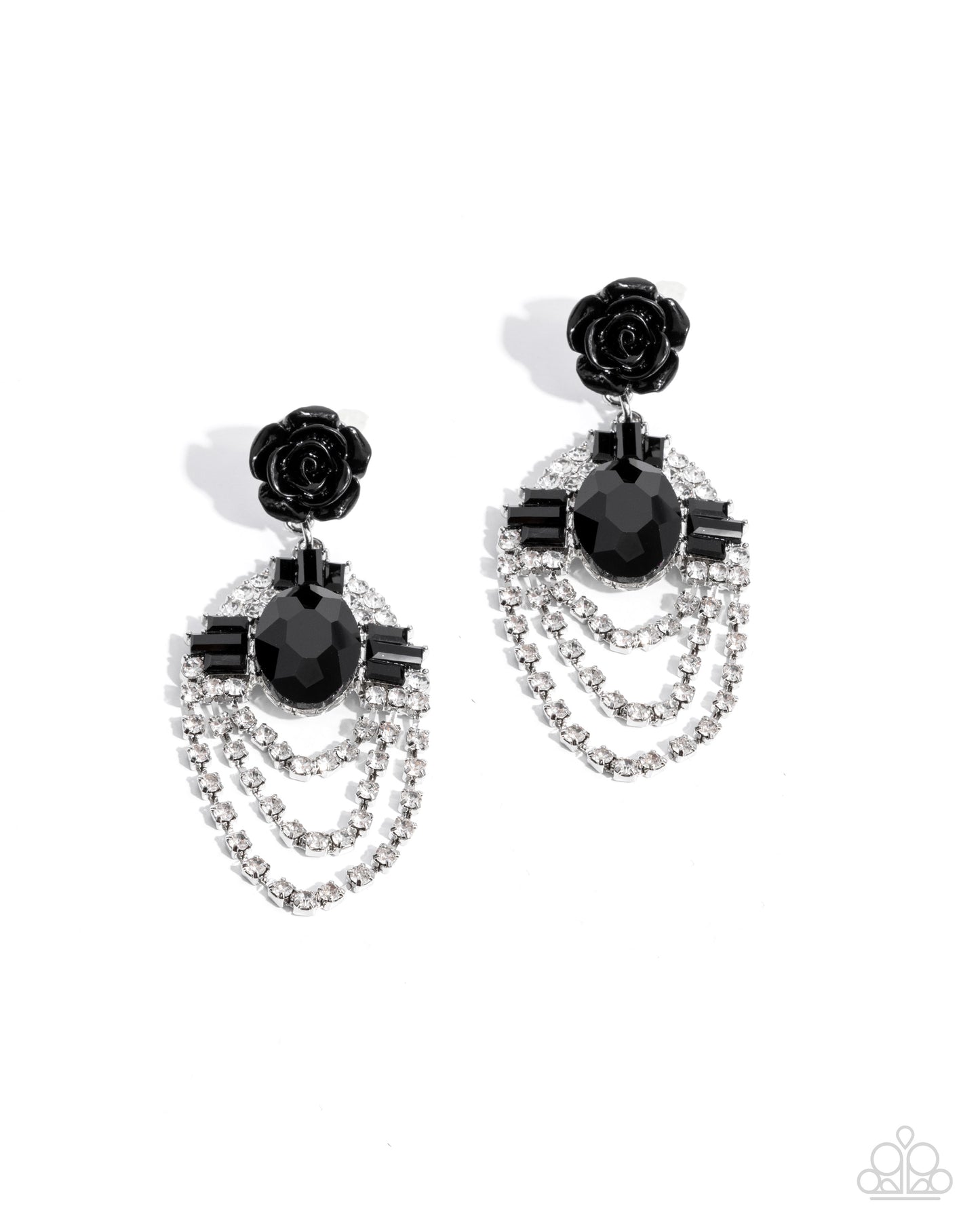 Rosy Rave - Black earrings