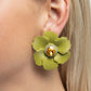 Organic Growth - Green earrings