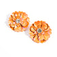 Growth Rate - Orange earrings