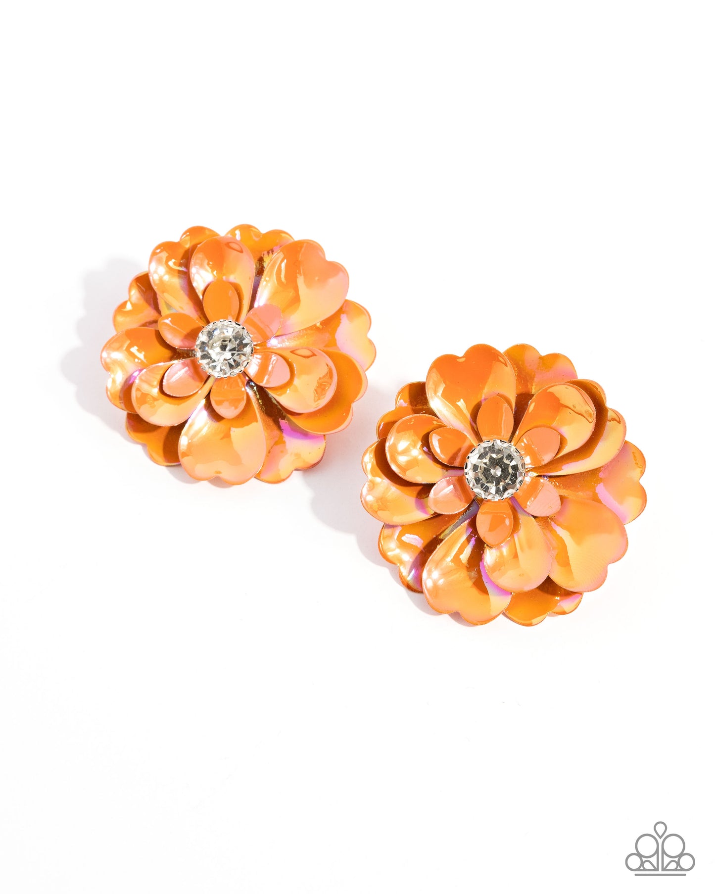 Growth Rate - Orange earrings