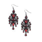 Chandelier Celebration - Red Earrings