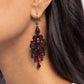 Chandelier Celebration - Red Earrings