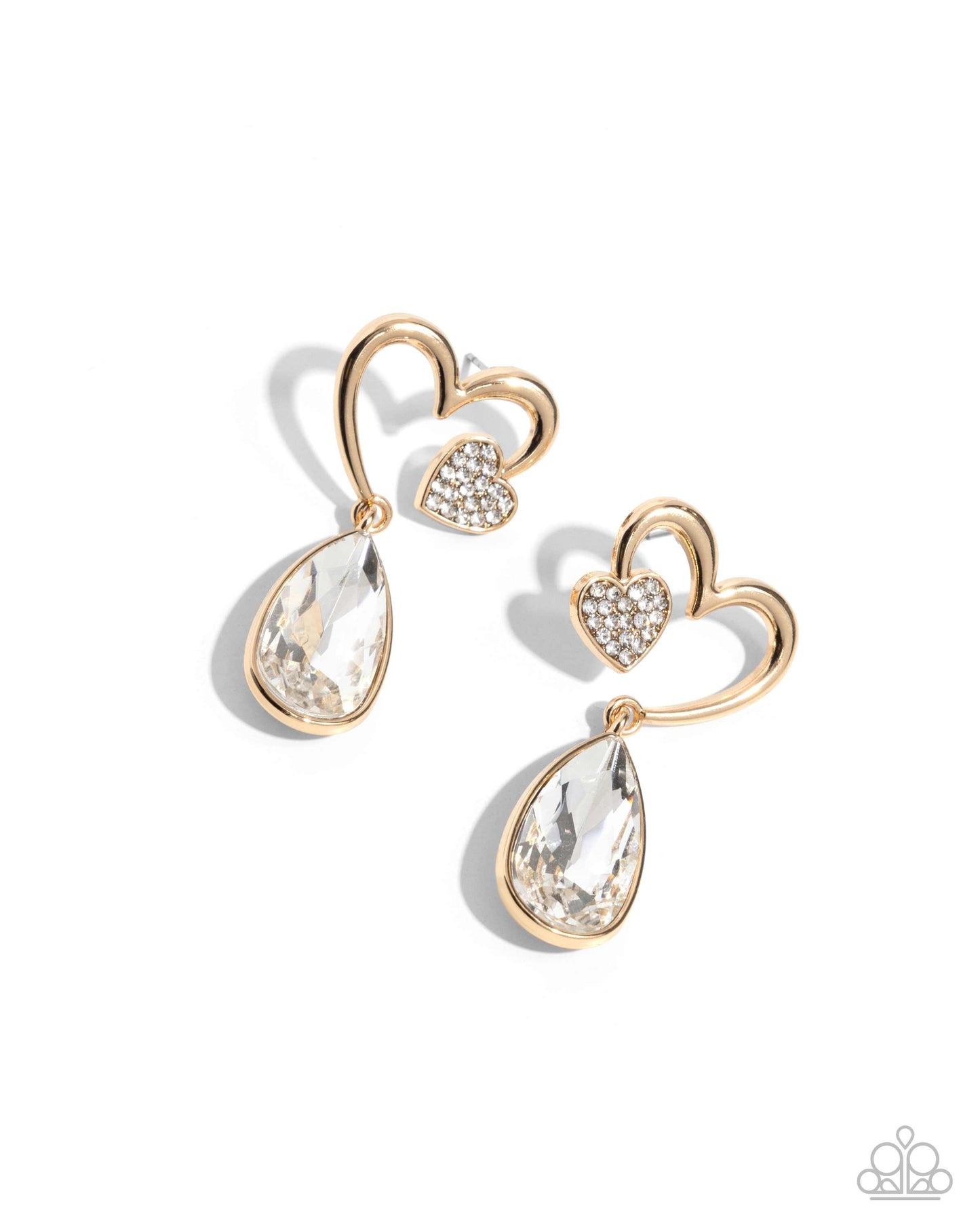 Coupling Up - Gold earrings