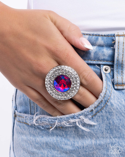 Bedazzled Babe - Pink ring