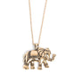 Elaborate Elephant - Gold necklace -LIMIT ONE PER ORDER-COMING SOON