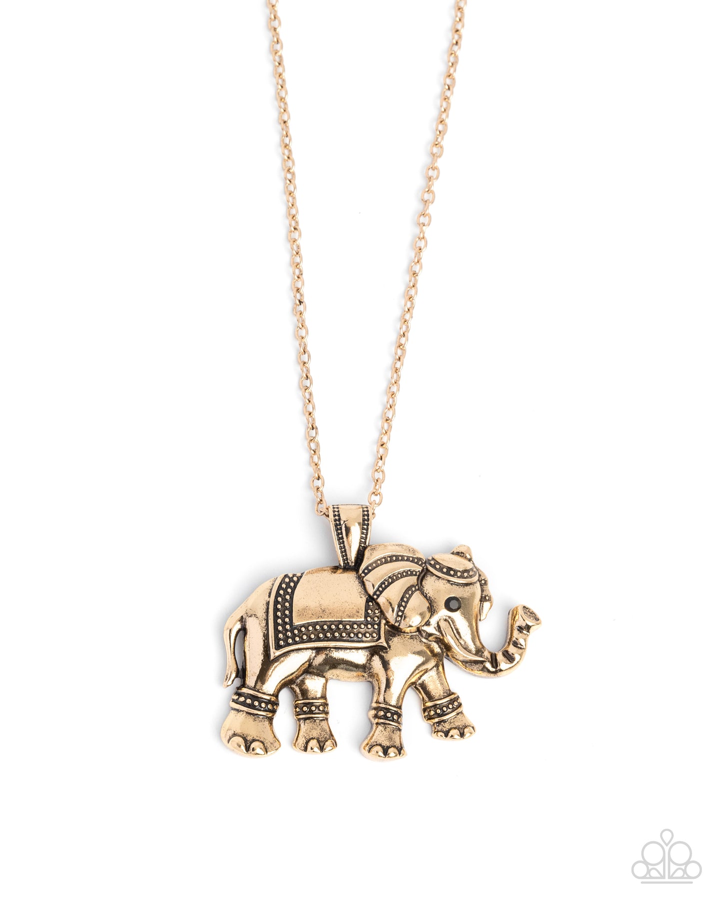 Elaborate Elephant - Gold necklace -LIMIT ONE PER ORDER-COMING SOON