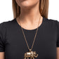 Elaborate Elephant - Gold necklace -LIMIT ONE PER ORDER-COMING SOON